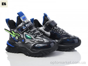 Купить Кросівки дитячі 2117-A211B black-blue Мифер сірий