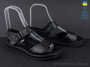 Босоніжки жіночі 2119-12 Tamei чорний оптом от Optomarket