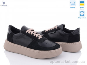 Купить Кросівки жіночі 21205-133 Ч-Vl беж Viscala чорний