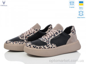 Купить Кросівки жіночі 21208LP-133 чорний-беж. Viscala чорний