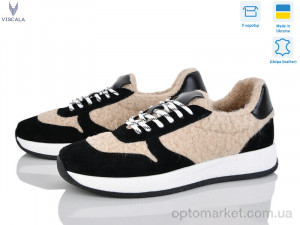 Купить Кросівки жіночі 21263-1 ч.з.хутро VL Viscala чорний