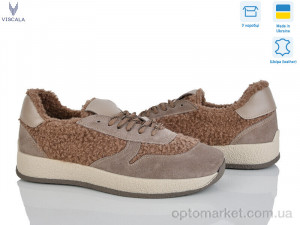 Купить Кросівки жіночі 21263-4 беж VL Viscala коричневий