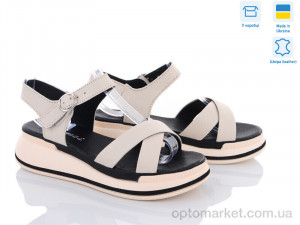 Купить Босоніжки жіночі 2133-1 Tamei бежевий