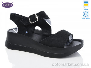 Купить Босоніжки жіночі 2138 чорний замш Garti чорний