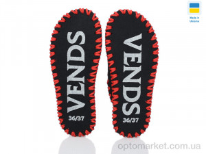 Капці жіночі 213W чорний Vends чорний  оптом от Optomarket