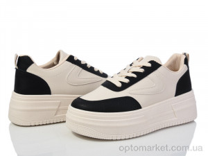 Купить Кросівки жіночі 216-789 Бабочка-Mengfuna-AESD бежевий