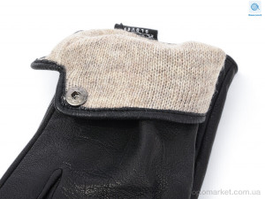 Рукавички чоловічі 2171Ш black Ginge чорний  оптом от Optomarket