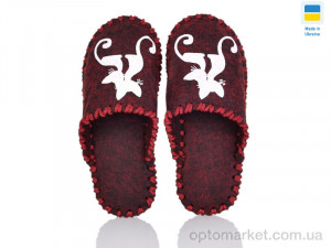 Купить Капці жіночі 217W бордо Vends бордовий