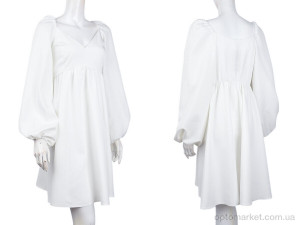 Сукня жіночі 219 white Adam&Eva білий  оптом от Optomarket