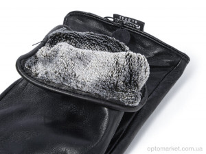 Рукавички чоловічі 2201M black Ginge чорний  оптом от Optomarket