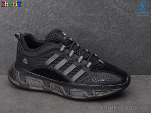 Кросівки чоловічі 2205-3 Jamper чорний  оптом от Optomarket