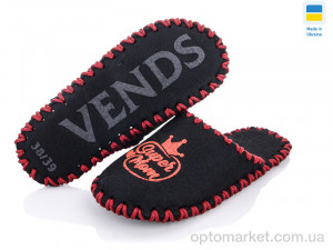 Капці жіночі 225W чорний Vends чорний  оптом от Optomarket