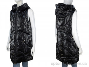 Жилетка жіночі 2270 black Obuvok чорний  оптом от Optomarket