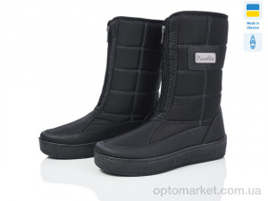 Купить Дутики жіночі 228 чорний Paolla чорний