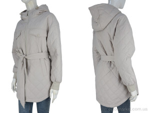 Куртка жіночі 23-556 beige-5 Aixiaohua бежевий  оптом от Optomarket