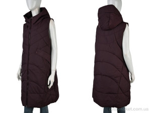 Жилетка жіночі 2301 (12123) bordo Qiaosadi бордовий  оптом от Optomarket