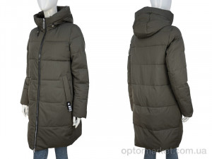 Пальто жіночі 2309-05 khaki П2П хакі  оптом от Optomarket