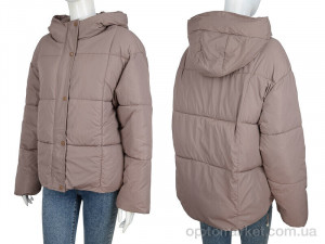 Куртка жіночі 23107 brown TurnHug коричневий оптом от Optomarket