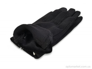 Рукавички жіночі 2313-4 black Королева чорний  оптом от Optomarket