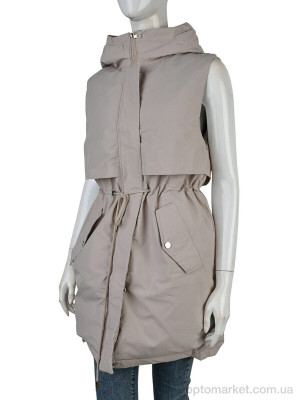 Купить Жилетка жіночі 2315 (12126) beige JINGPINFUSHI бежевий