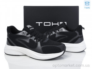 Купить Кросівки чоловічі 232 black-white TOHA чорний