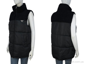 Жилетка жіночі 2321 black Unimoco чорний  оптом от Optomarket