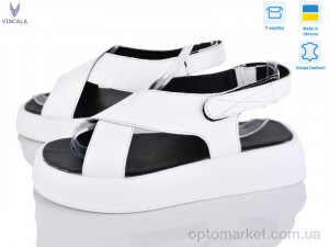 Купить Босоніжки жіночі 23211 б.ш. Viscala білий