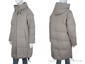 Пальто жіночі 2323-05 d.beige П2П бежевий  оптом от Optomarket