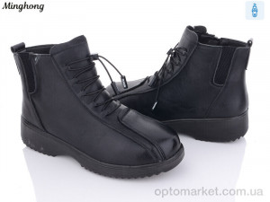 Купить Черевики жіночі 2323 Minghong чорний