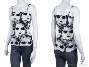 Майка жіночі 233 обличчя Vande Grouff мікс  оптом от Optomarket