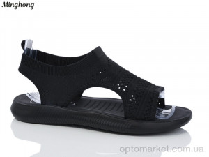 Купить Босоніжки жіночі 2330-1 Minghong чорний