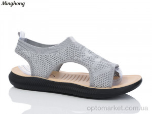 Купить Босоніжки жіночі 2333-5 Minghong сірий