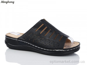 Купить Шльопанці жіночі 2334-1 Minghong чорний
