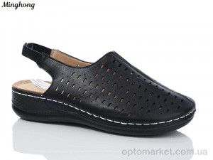 Купить Босоніжки жіночі 2335-1 Minghong чорний