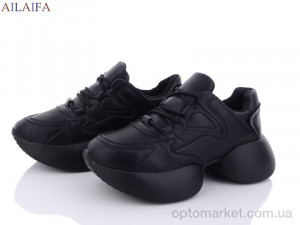 Купить Кросівки жіночі 2350-1 піна Ailaifa чорний