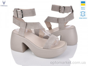 Купить Босоніжки жіночі 23507 беж.з. Viscala бежевий