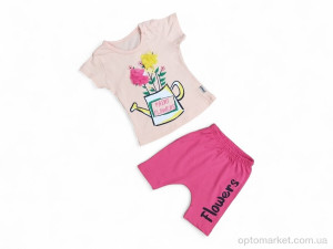 Купить Костюм дитячі 2352 пудра Minitix Kids рожевий