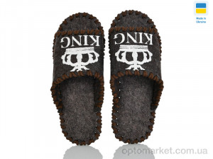 Купить Капці жіночі 235W коричневий Vends коричневий