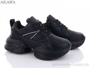 Купить Кросівки жіночі 2365-1 піна Ailaifa чорний
