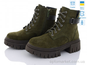 Купить Черевики жіночі 2380-79 Fat Fox-Tamei зелений