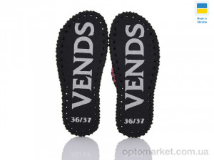 Капці жіночі 238W ягідний Vends бордовий  оптом от Optomarket