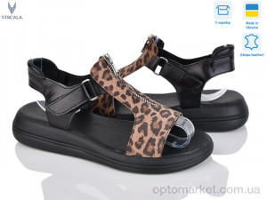 Купить Босоніжки жіночі 23920 ч.ш.+кор.нуб. Viscala чорний