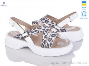 Купить Босоніжки жіночі 23938-176 б.ш.+беж.нуб. Viscala бежевий