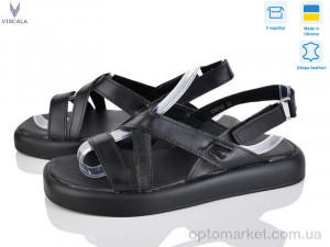 Купить Босоніжки жіночі 23938 ч.ш.+ч. Viscala чорний
