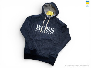 Батник чоловічі 23HB т.синій H.go Boss синій  оптом от Optomarket