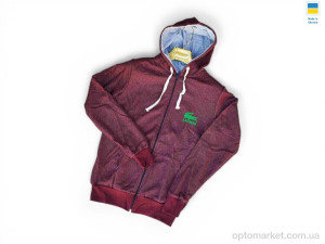 Батник чоловічі 23LA бордовий L.coste бордовий  оптом от Optomarket