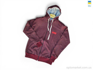 Батник чоловічі 23SU бордовий S.preme бордовий  оптом от Optomarket