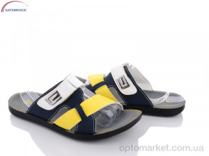 Купить Шльопанці чоловічі 24-Ш 41 white yellow Oscar жовтий