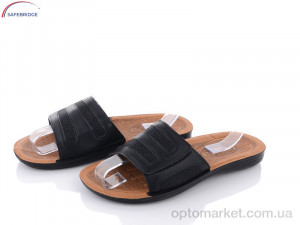 Купить Шльопанці чоловічі 24-Ш5001E black Oscar чорний