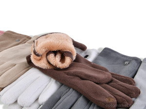 Рукавички жіночі 24003-1 mix Apolo мікс  оптом от Optomarket